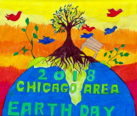 Therapeutic Day School Student's Design Wins Chicago Parks Earth Day T-Shirt Contest